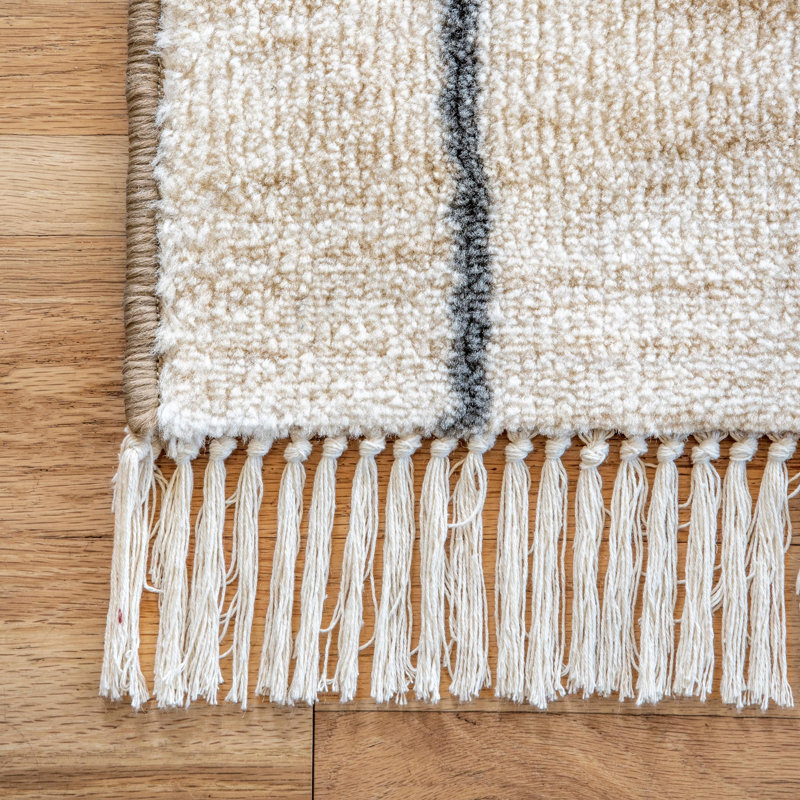 Abstract Indoor Rug, Rectangle 4'4" x 6'