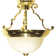 Rogowski Glass Semi Flush Mount