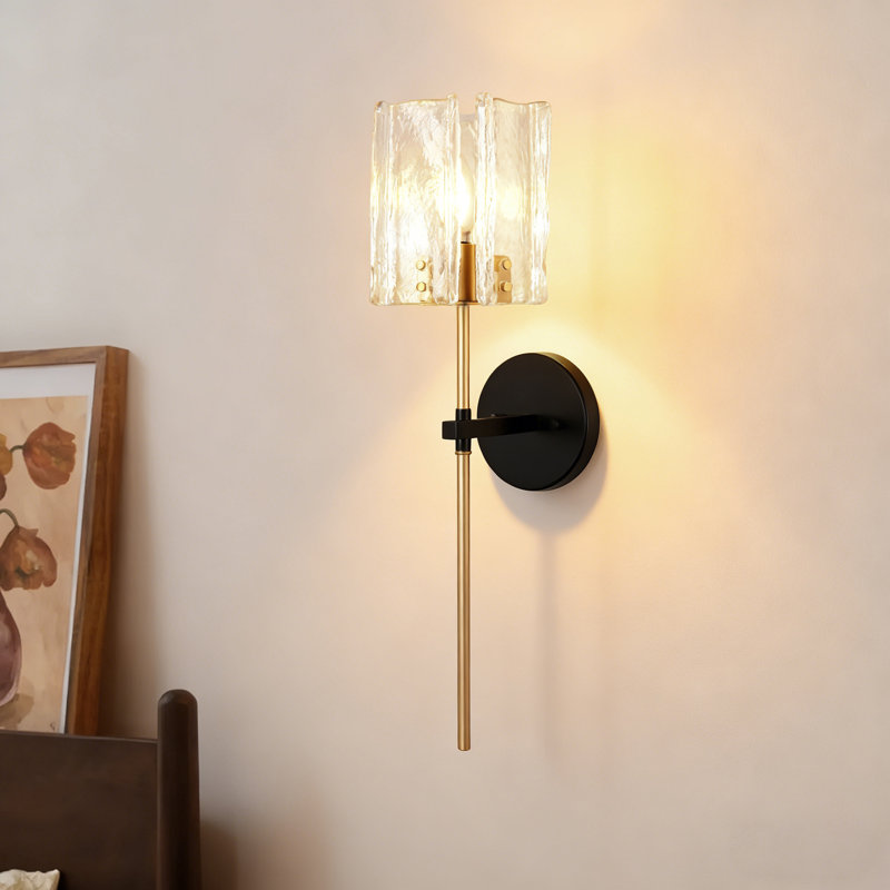 1-light Dimmable Armed Wall Sconces