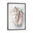Toile encadrée de bois rustique foncé