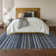 Premium Machine Washable Cerrito AMF598 Blue Rug