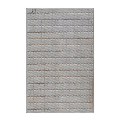 Tapis gris motif/bleu clair Taya