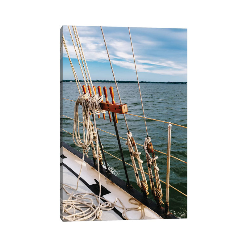 Charleston Sailboat IV by Bethany Young - Print on Canvas, Wrapped Canvas, 45.72cm H x 30.48cm W x 1.91cm D