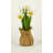 8" Daisy in Burlap Sack