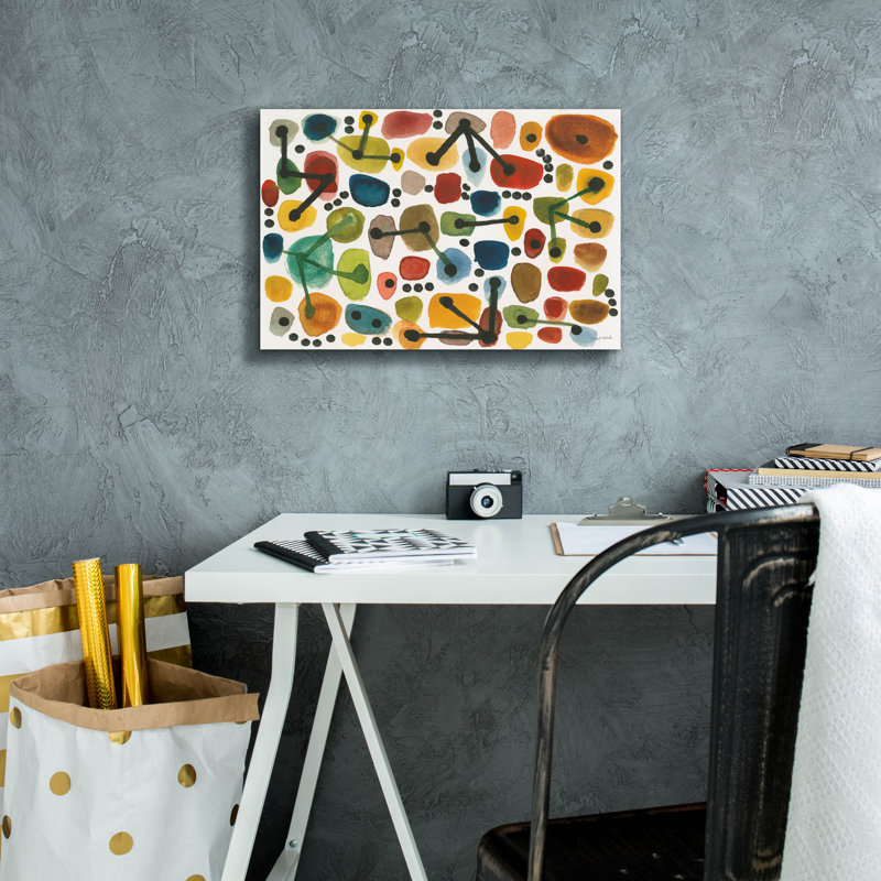 «Mid Century 1» par Cheryl Warrick, art mural sur toile