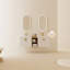 Meuble-lavabo à fermeture en douceur de 60 pouces avec lavabo et petites tablettes de rangement-1736241830