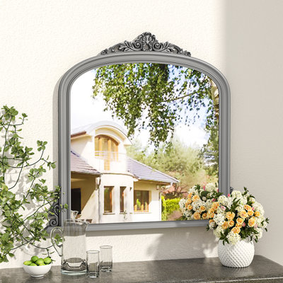 Mulcahy Wood Flat Wall Mirror