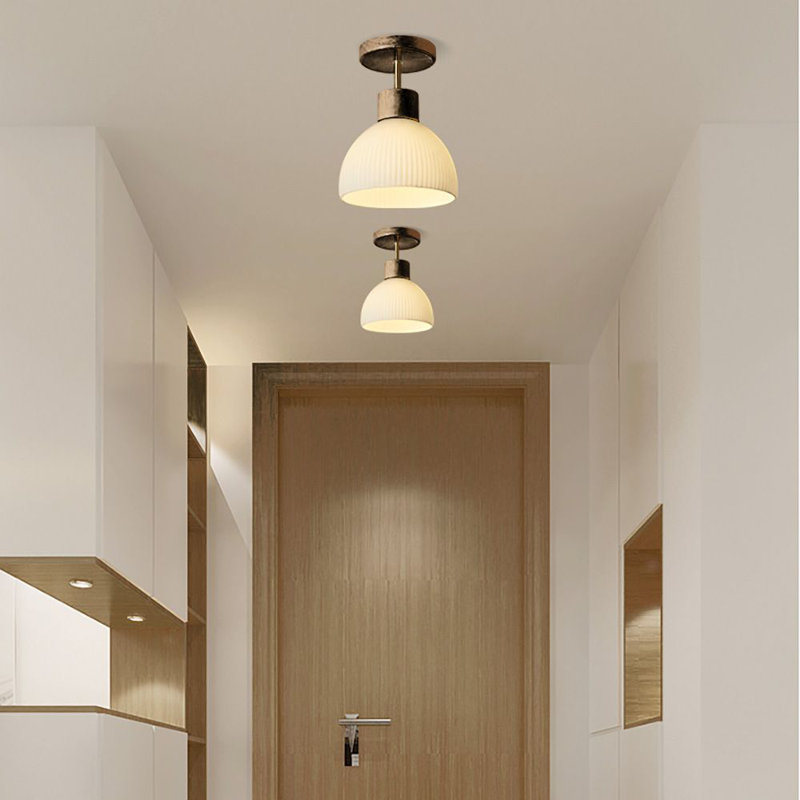 Rebote - Light Walnut Dome Pendant, Walnut