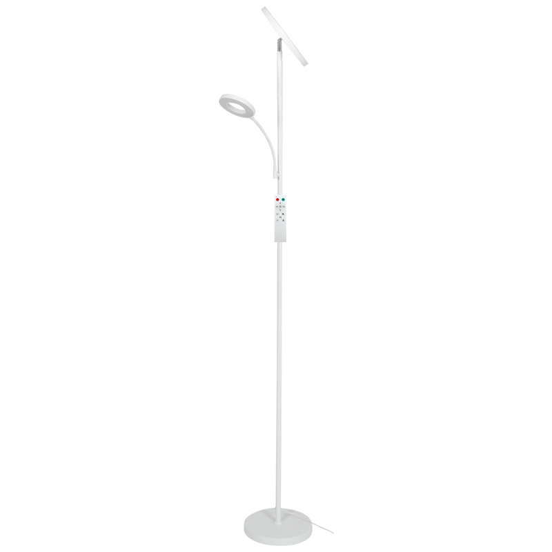 Modern Simple Floor Lamp With Remote Control White