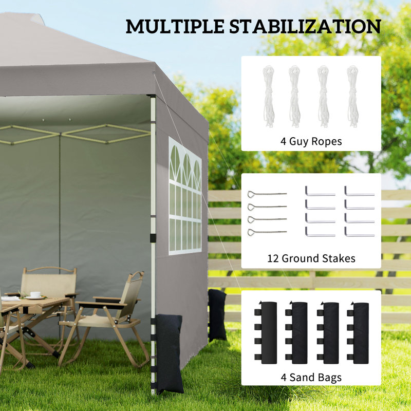 Pop Up Canopy, Grey
