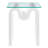 Ondine Glass Top Side Table In Spiced Apple-105698031