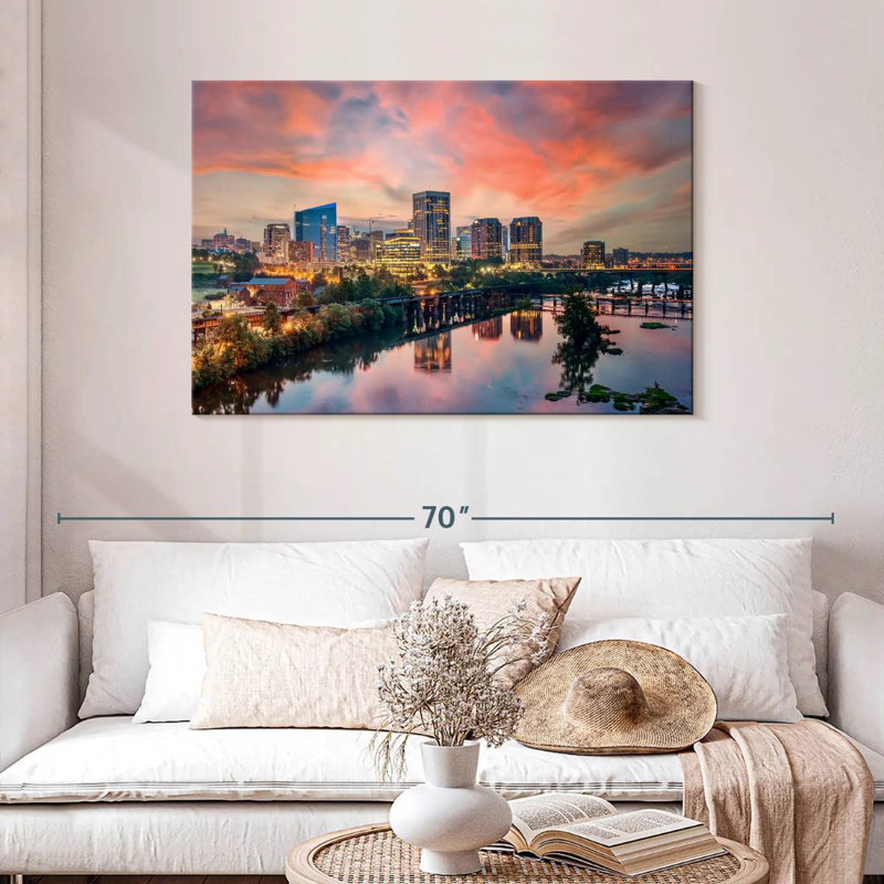 Nicci Richmond City Sunrise, H 30 po x l 45 po
