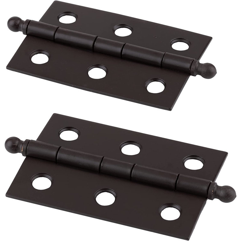 Charnières plaquées avec embouts sphériques, Bronze huilé