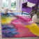 Tapis rose / mauve Clara