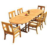 Osborne Outdoor 11 - Piece Teak Dining Set