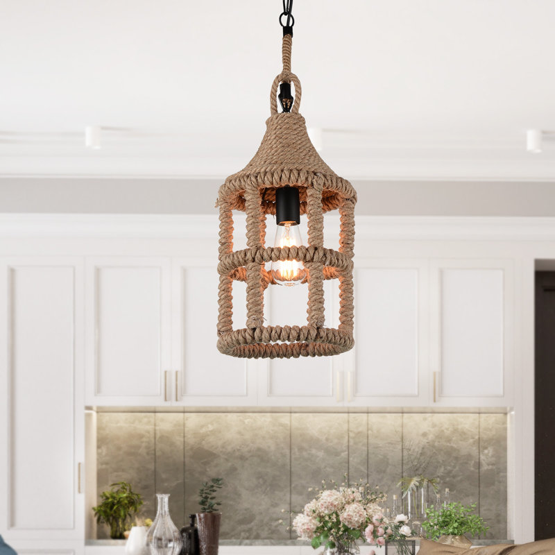 Luminaire suspendu cylindrique 1 lumières Catharine