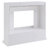 Lirrington Stainless Steel Fireplace