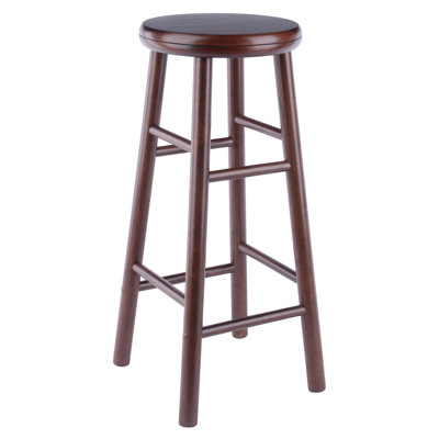 Swivel Solid Wood Counter Stool