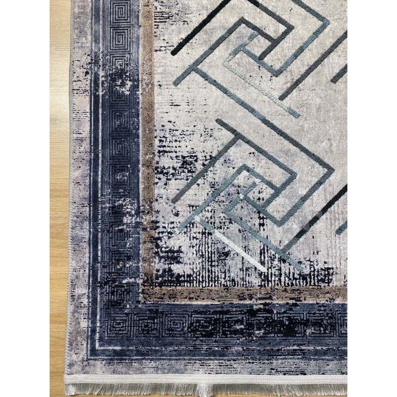 Tapis Kalkedon avec envers antidérapant, Rectangle 6 pi 7 po x 9 pi 7 po