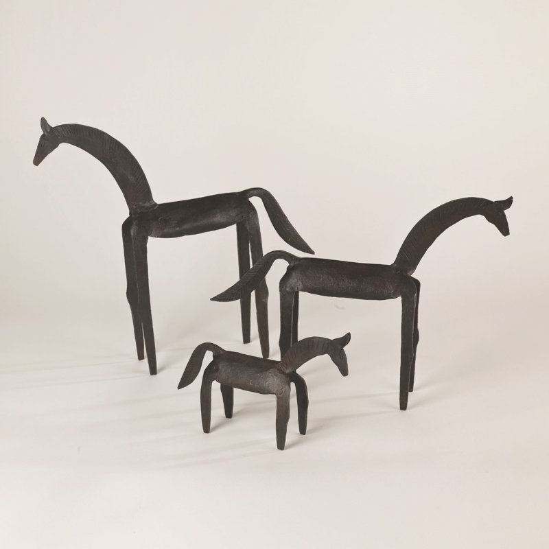 Primitive Iron Horse, 10'' H x 8.25'' W x 1.5'' D