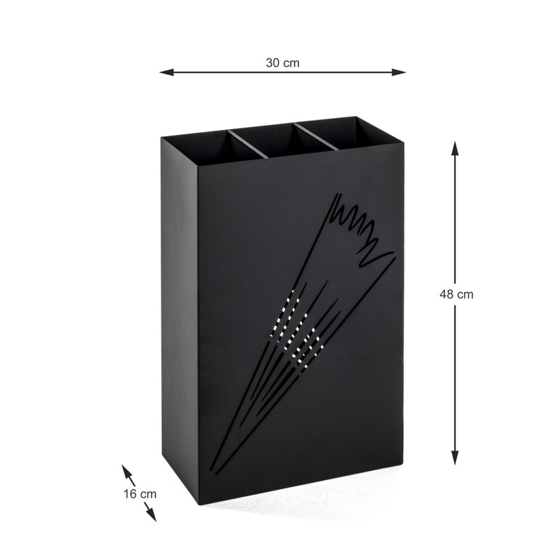 Paxton Umbrella Stand, Black