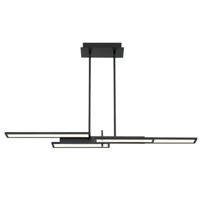 Luminaire suspendu géométrique 1 lumière DEL à 1 lumière