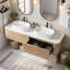Wall Mounted Single Double With Engineered Marble Top-230335715