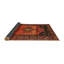Tapis traditionnel rouge / noir Penacook-630097461