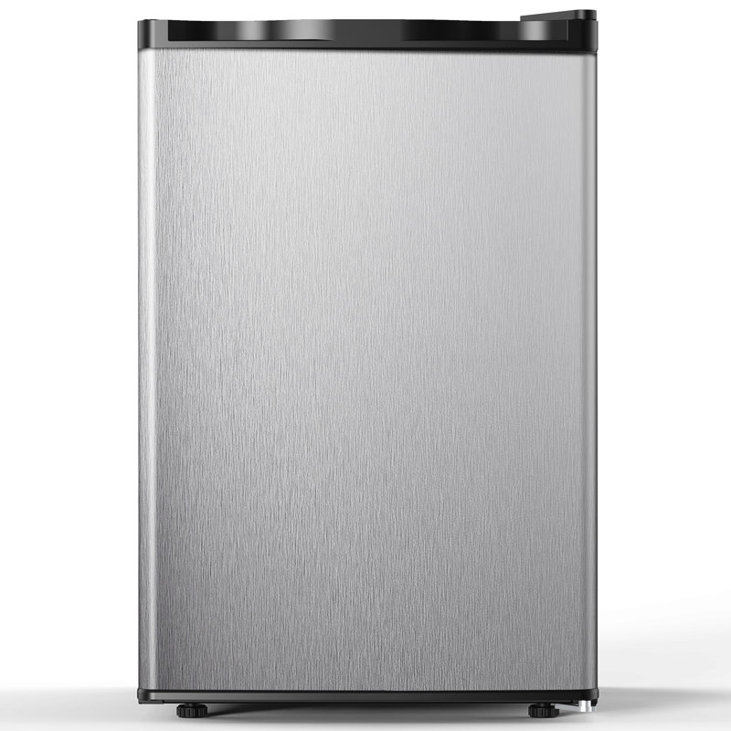 3 Cubic Feet Upright Freezer with Adjustable Temperature Controls, Silver