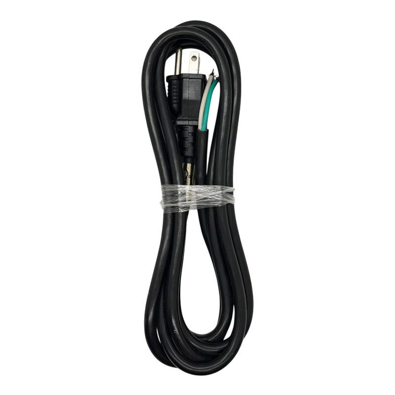 STANLEY® Replacement Grounded Power Cord With Stripped End, 9-Ft., Black