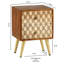 Ankica 45cm W Solid Wood Bedside Table