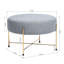 Devencove 60cm Wide Round Cocktail Ottoman-573812221
