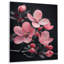 Fleur de pomme rose botanique - Art mural fleur de pommier-271541974-271541983