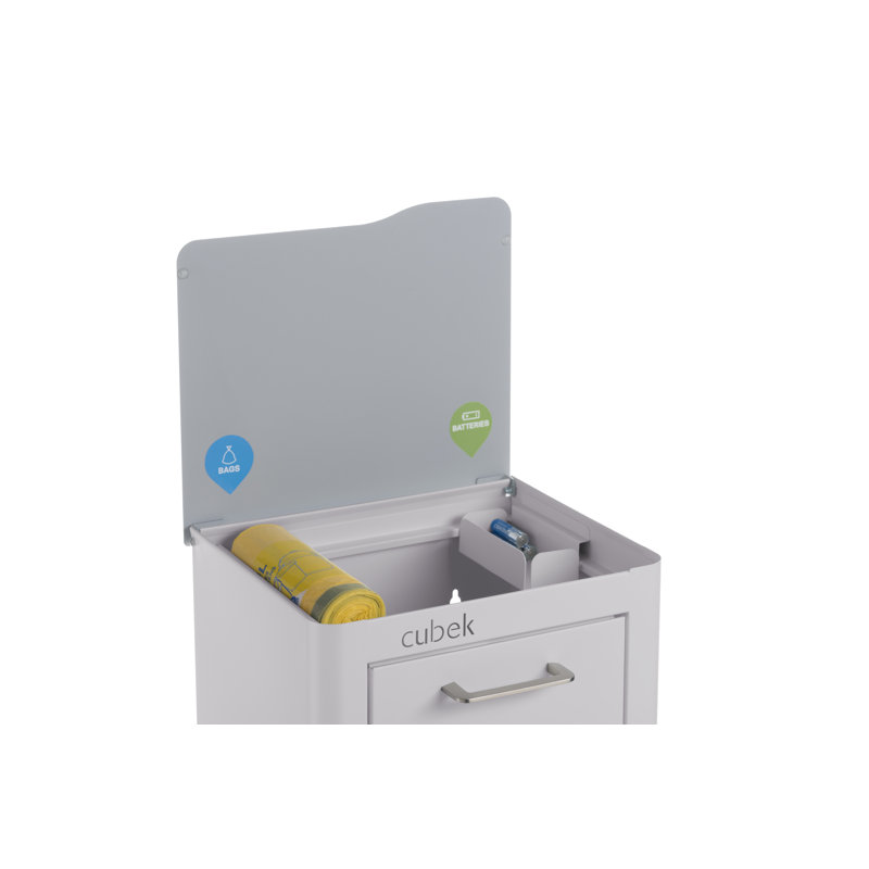 Poubelle 10 gallons avec bac de recyclage
