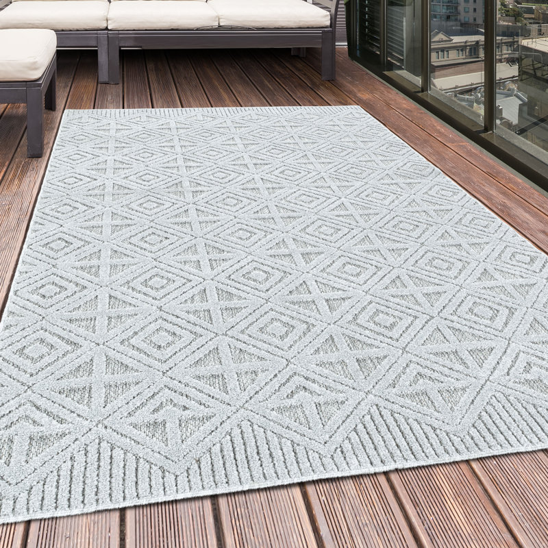 Catina Geometric Indoor / Outdoor Area Rug, Rectangle 200 x 290cm