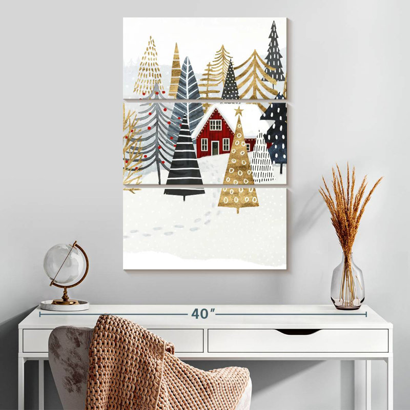 Lelend Christmas Chalet I, H 32 po x l 20 po