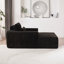 Chaise longue en velours côtelé 75 po avec dossier Zain-1647979093