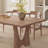 Ash wood rectangle dining table-1735000976