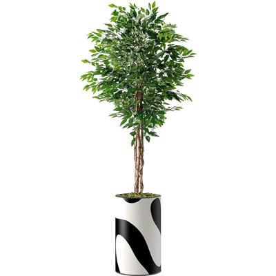 Faux Ficus Plant in Planter