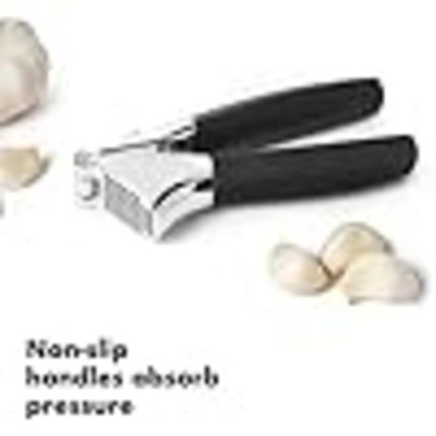 Good Grips Heavy Duty Garlic Press, Die-Cast Zinc, Black