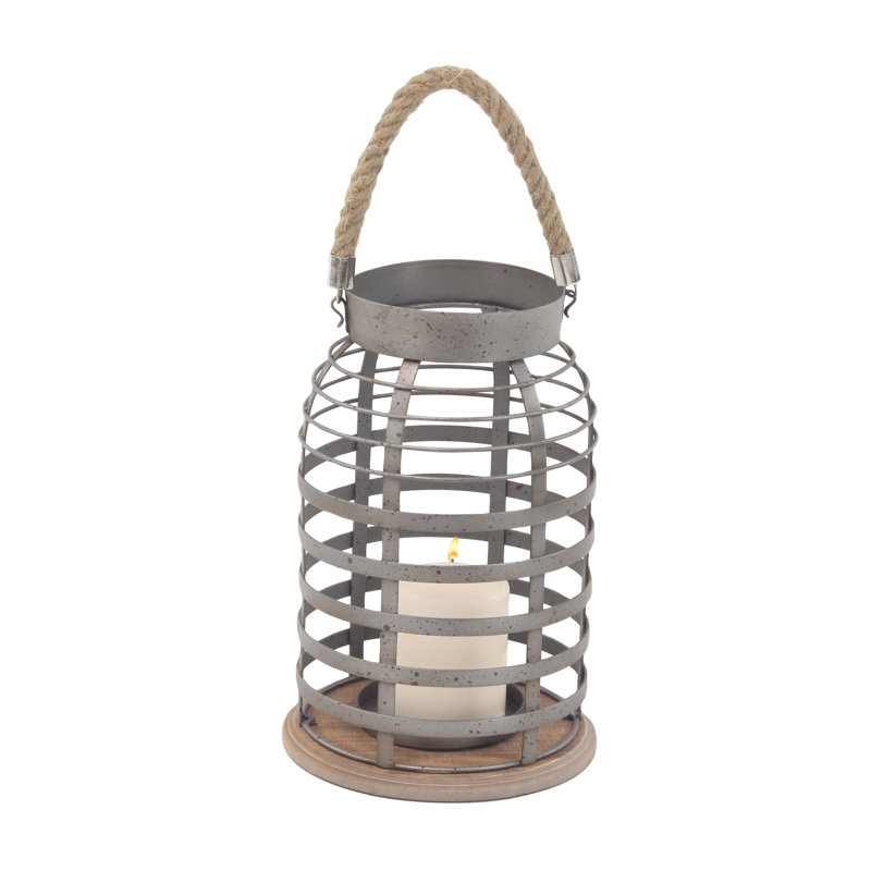12'' H Iron Tabletop Lantern