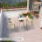 George Oliver Bar Height Table Retangular Patio Dining Coffee Kitchen Breakfast Bistro Outdoor Pub Bar Table For Garden Balcony-1791937658