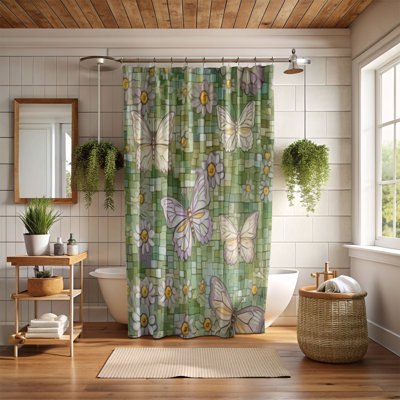 Laurentino Patchwork Shower Curtain