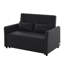 Canapé-lit convertible de 51,57 po, conception de fauteuil surdimensionné réglable et trois ports de charge USB-836541487
