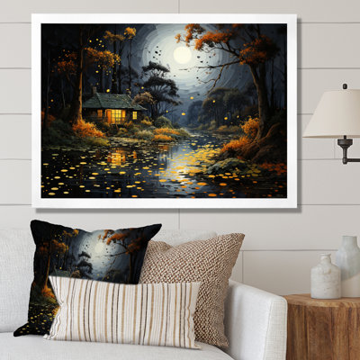 " Lake Lakeside Whispers Pointillism "