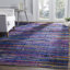 Tapis rayé en coton tissé à la main Fales Rag-856440252