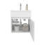 Lavabo pour salle de bain Newell, blanc-1745455877