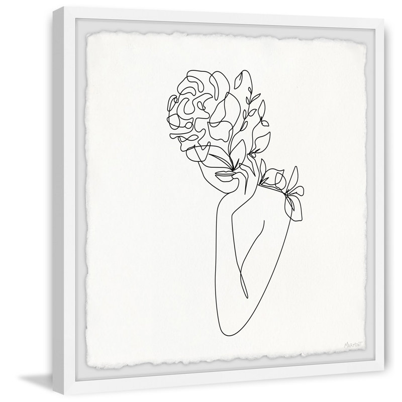 Flowers For You - Single Picture Frame Print, 81cm H x 81cm W x 3.81cm D