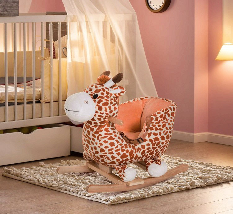 Fauteuil à bascule pour enfants, Orange