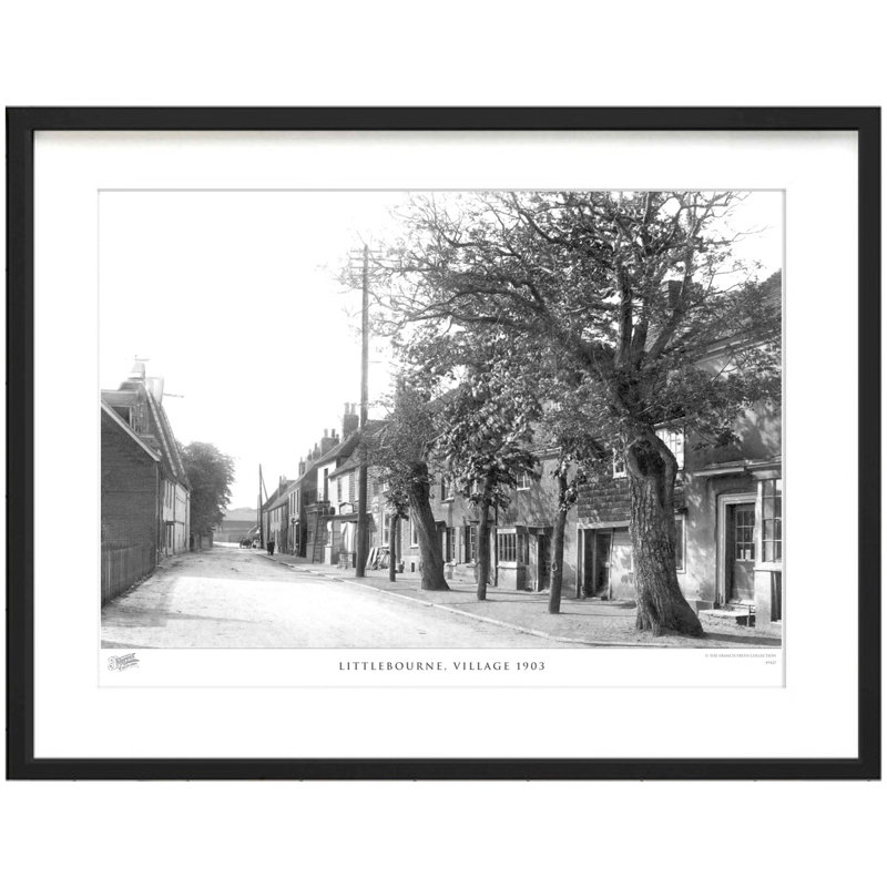 Littlebourne, Village 1903 by Francis Frith - Single Picture Frame Print, 40cm H x 50cm W x 2.3cm D